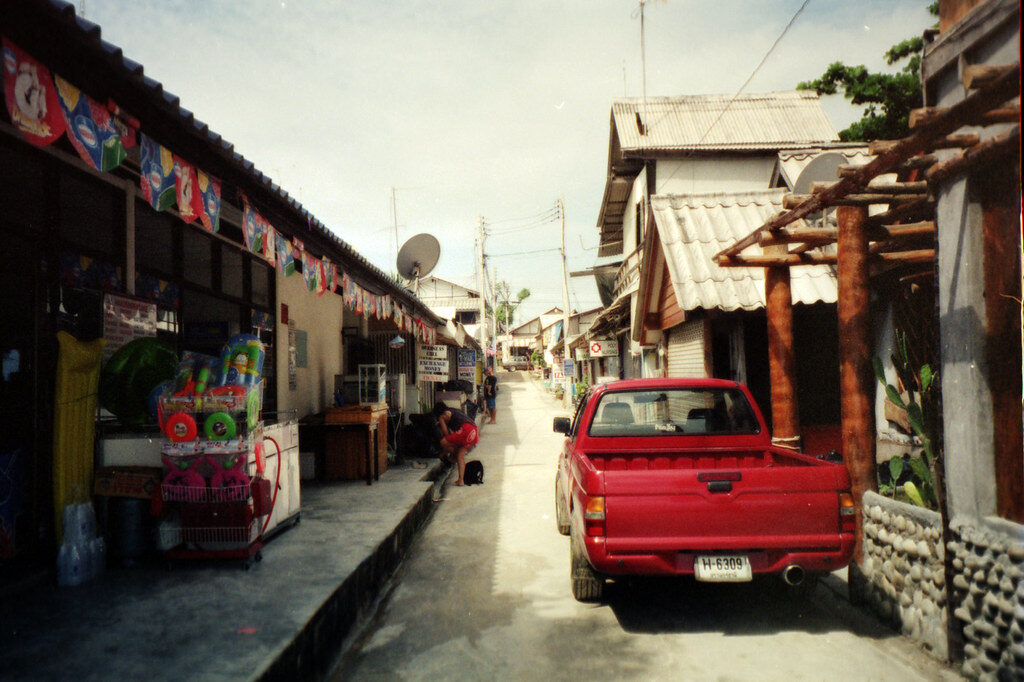 A street in Koh Phangan.
