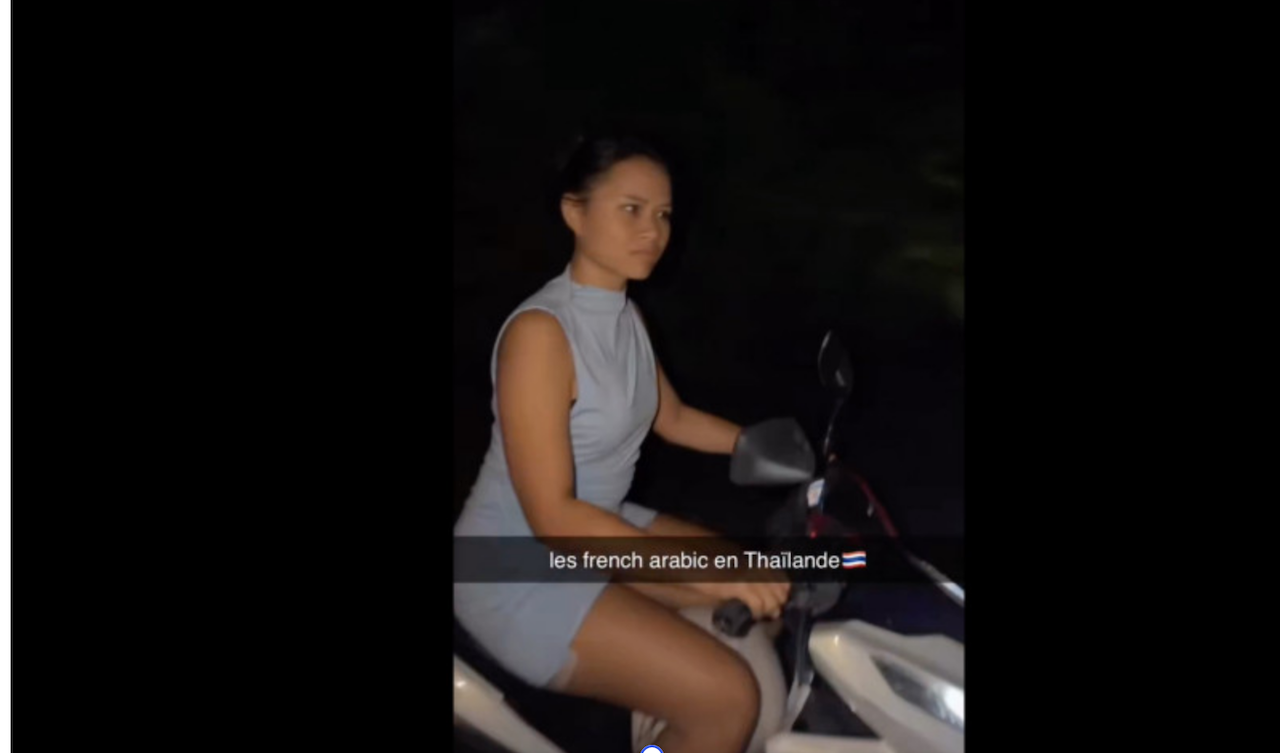 North Africans With French Citizenship Attempt to Surround and Attack Woman on Motorcycle in Thailand